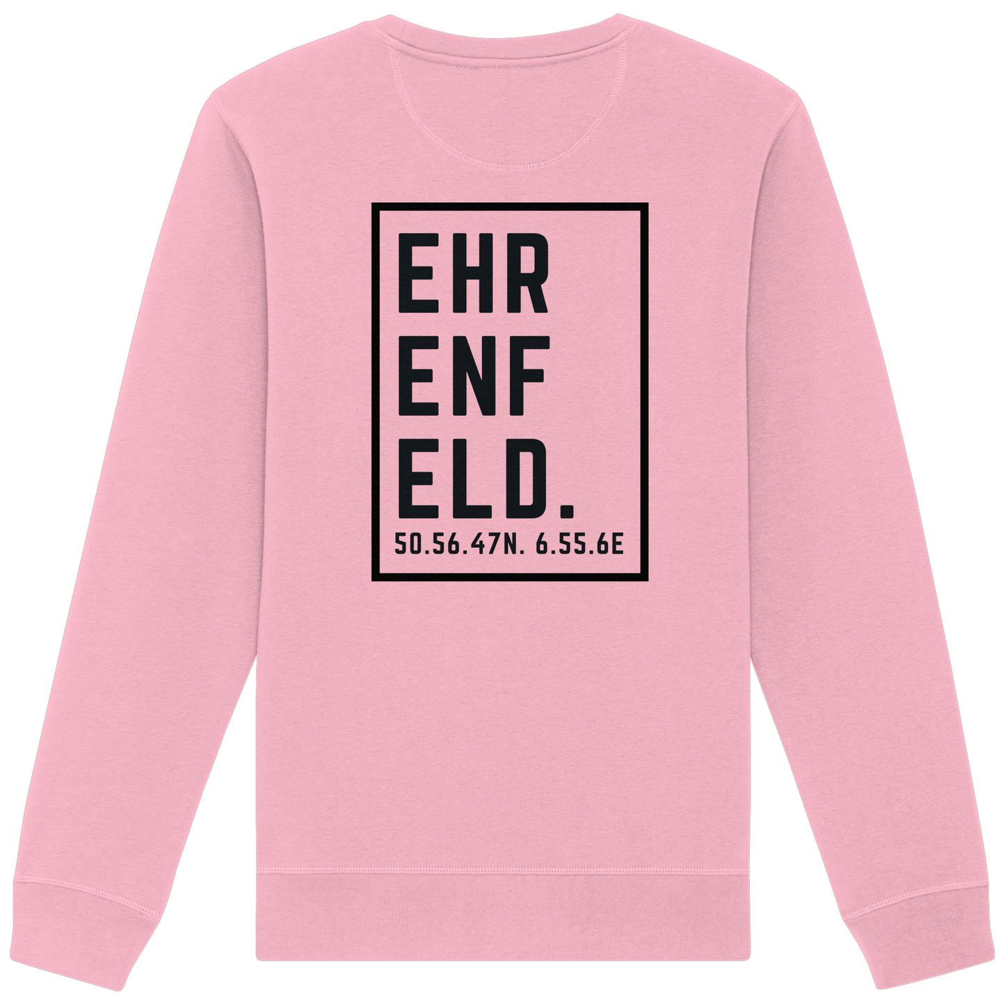 Ehrenfeld Koordinaten (großer Druck auf dem Rücken) - Organic Basic Unisex Sweatshirt