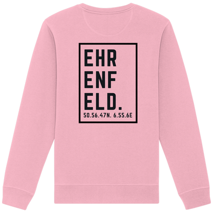 Ehrenfeld Koordinaten (großer Druck auf dem Rücken) - Organic Basic Unisex Sweatshirt
