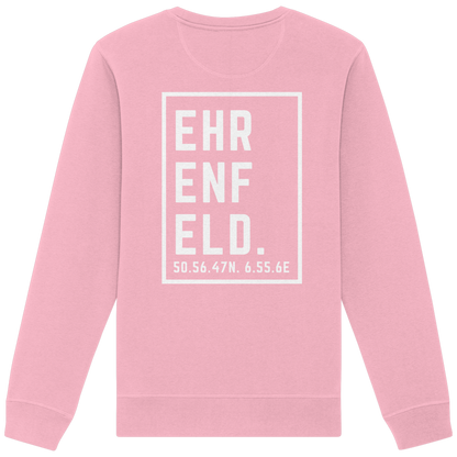 Ehrenfeld Koordinaten (großer Druck auf dem Rücken) - Organic Basic Unisex Sweatshirt