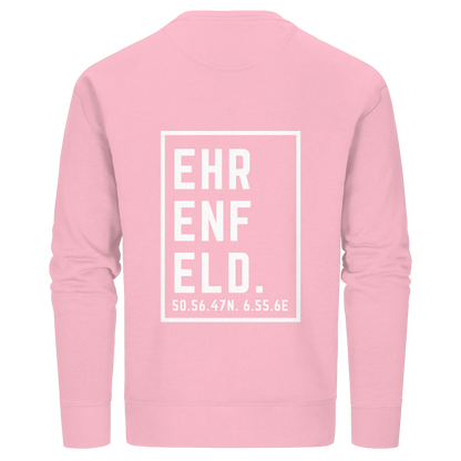 Ehrenfeld Koordinaten (großer Druck auf dem Rücken) - Organic Basic Unisex Sweatshirt