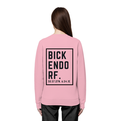 Bickendorf Koordinaten (großer Druck auf dem Rücken) - Organic Basic Unisex Sweatshirt