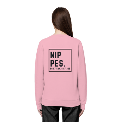 Nippes Koordinaten (großer Druck auf dem Rücken) - Organic Basic Unisex Sweatshirt