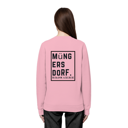 Müngersdorf Koordinaten (großer Druck auf dem Rücken) - Organic Basic Unisex Sweatshirt