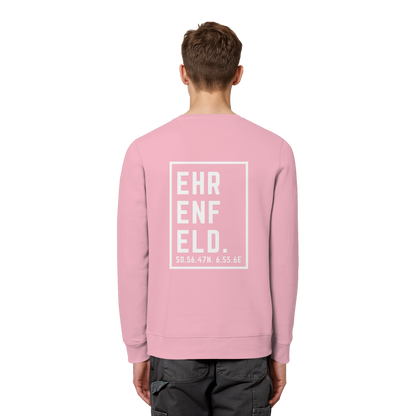 Ehrenfeld Koordinaten (großer Druck auf dem Rücken) - Organic Basic Unisex Sweatshirt
