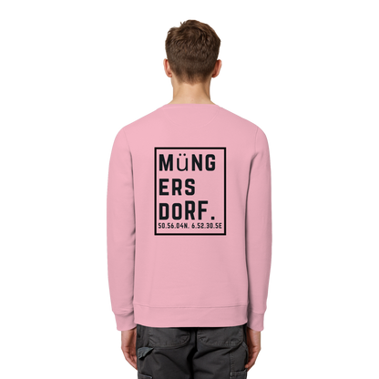 Müngersdorf Koordinaten (großer Druck auf dem Rücken) - Organic Basic Unisex Sweatshirt