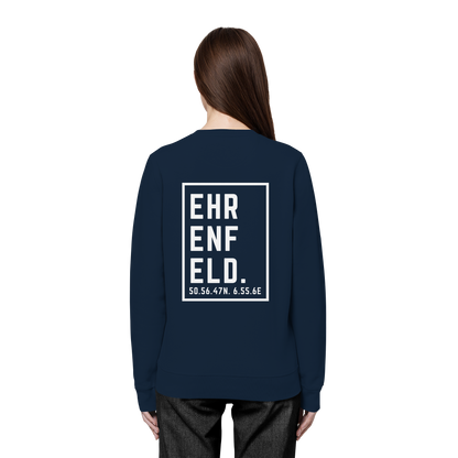 Ehrenfeld Koordinaten (großer Druck auf dem Rücken) - Organic Basic Unisex Sweatshirt