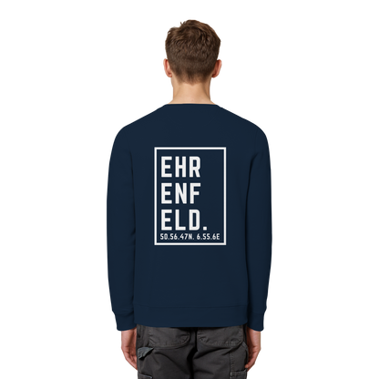 Ehrenfeld Koordinaten (großer Druck auf dem Rücken) - Organic Basic Unisex Sweatshirt
