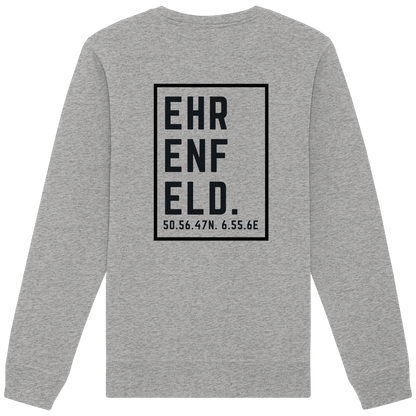 Ehrenfeld Koordinaten (großer Druck auf dem Rücken) - Organic Basic Unisex Sweatshirt
