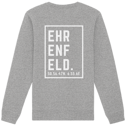Ehrenfeld Koordinaten (großer Druck auf dem Rücken) - Organic Basic Unisex Sweatshirt
