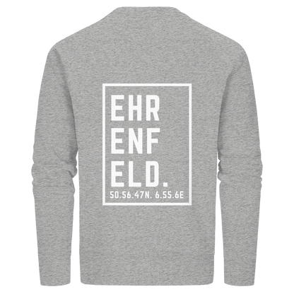 Ehrenfeld Koordinaten (großer Druck auf dem Rücken) - Organic Basic Unisex Sweatshirt