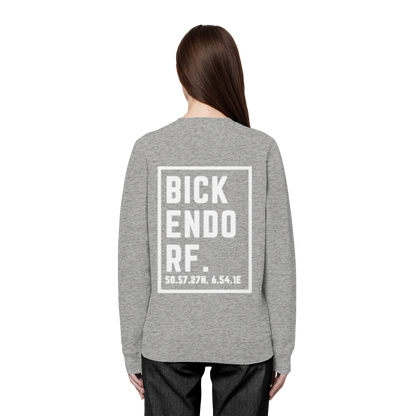 Bickendorf Koordinaten (großer Druck auf dem Rücken) - Organic Basic Unisex Sweatshirt