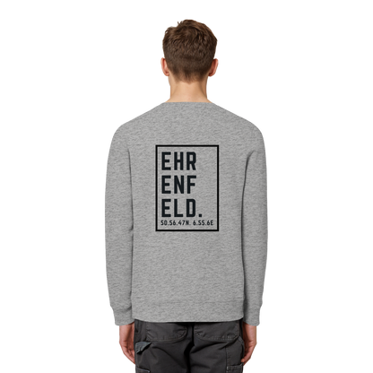 Ehrenfeld Koordinaten (großer Druck auf dem Rücken) - Organic Basic Unisex Sweatshirt