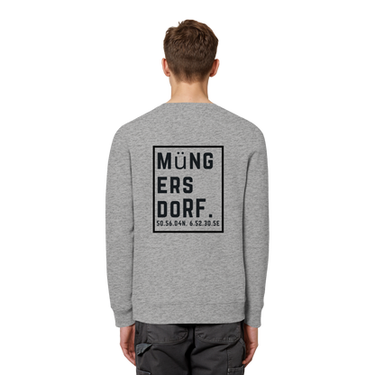 Müngersdorf Koordinaten (großer Druck auf dem Rücken) - Organic Basic Unisex Sweatshirt