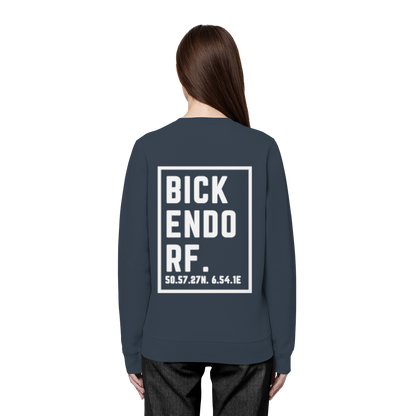 Bickendorf Koordinaten (großer Druck auf dem Rücken) - Organic Basic Unisex Sweatshirt