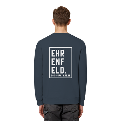 Ehrenfeld Koordinaten (großer Druck auf dem Rücken) - Organic Basic Unisex Sweatshirt