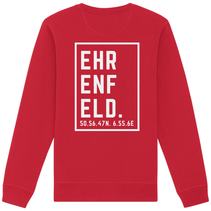 Ehrenfeld Koordinaten (großer Druck auf dem Rücken) - Organic Basic Unisex Sweatshirt