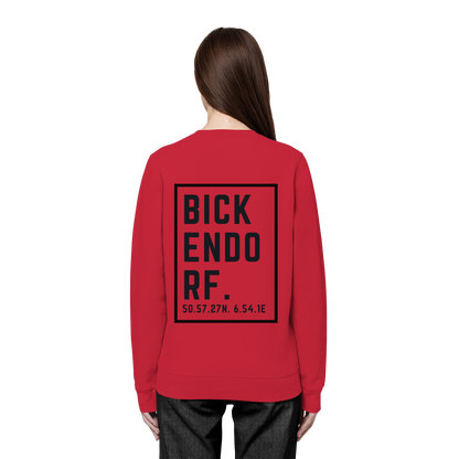 Bickendorf Koordinaten (großer Druck auf dem Rücken) - Organic Basic Unisex Sweatshirt