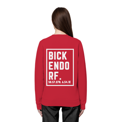 Bickendorf Koordinaten (großer Druck auf dem Rücken) - Organic Basic Unisex Sweatshirt