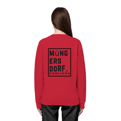 Müngersdorf Koordinaten (großer Druck auf dem Rücken) - Organic Basic Unisex Sweatshirt