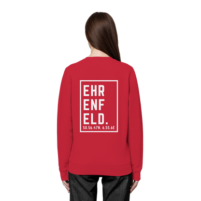 Ehrenfeld Koordinaten (großer Druck auf dem Rücken) - Organic Basic Unisex Sweatshirt