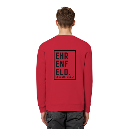 Ehrenfeld Koordinaten (großer Druck auf dem Rücken) - Organic Basic Unisex Sweatshirt