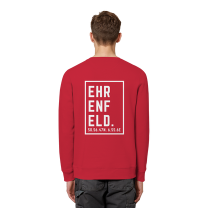 Ehrenfeld Koordinaten (großer Druck auf dem Rücken) - Organic Basic Unisex Sweatshirt