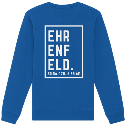 Ehrenfeld Koordinaten (großer Druck auf dem Rücken) - Organic Basic Unisex Sweatshirt