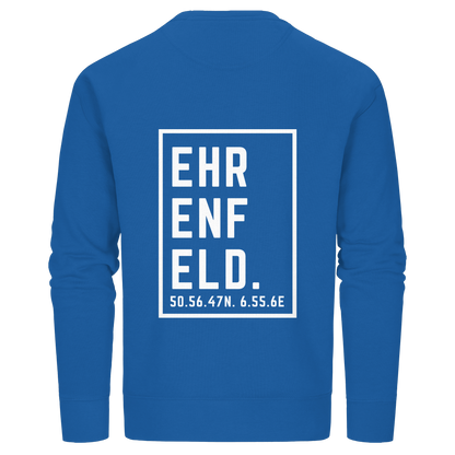 Ehrenfeld Koordinaten (großer Druck auf dem Rücken) - Organic Basic Unisex Sweatshirt