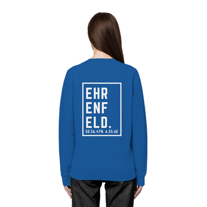 Ehrenfeld Koordinaten (großer Druck auf dem Rücken) - Organic Basic Unisex Sweatshirt