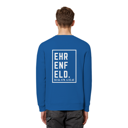Ehrenfeld Koordinaten (großer Druck auf dem Rücken) - Organic Basic Unisex Sweatshirt