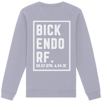 Bickendorf Koordinaten (großer Druck auf dem Rücken) - Organic Basic Unisex Sweatshirt