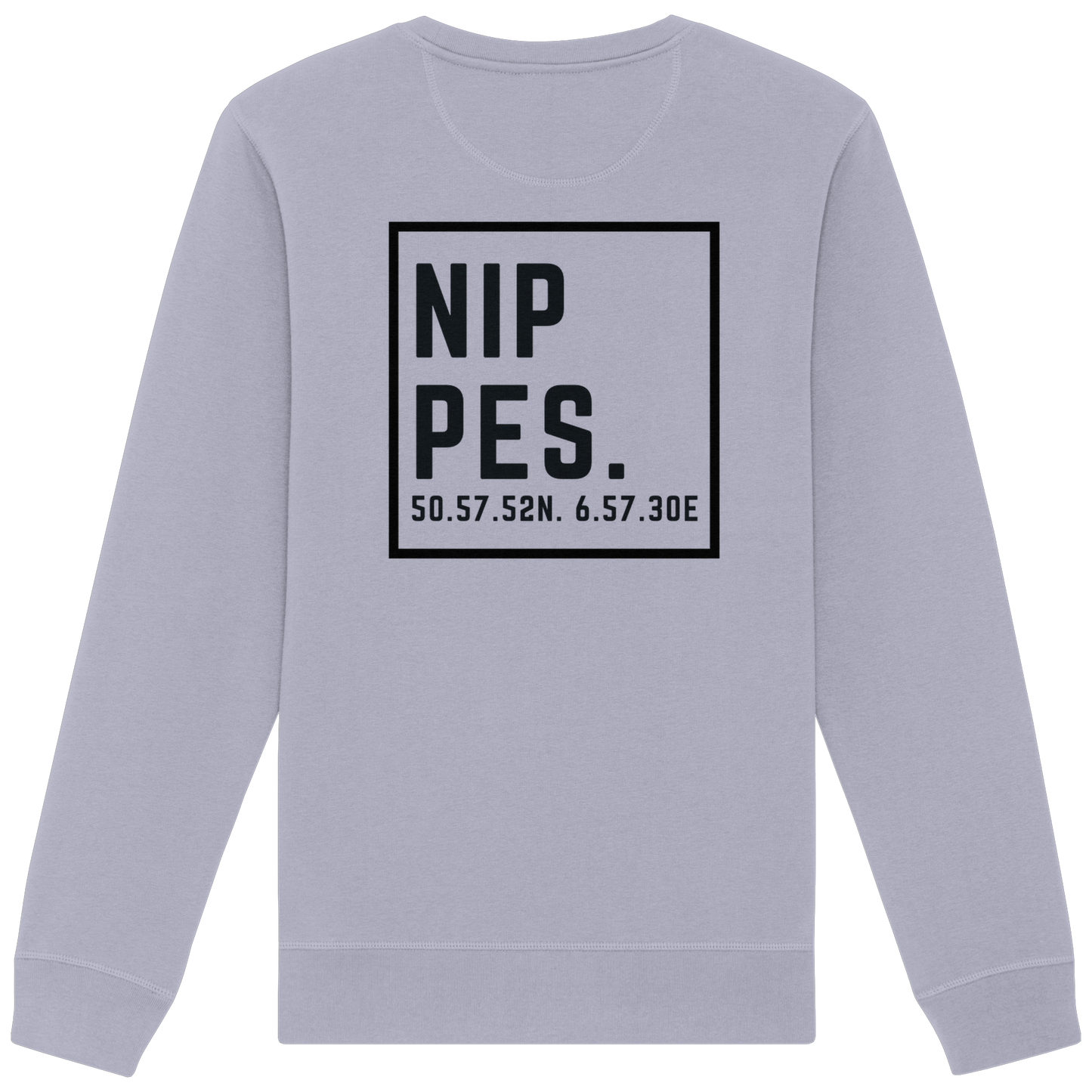 Nippes Koordinaten (großer Druck auf dem Rücken) - Organic Basic Unisex Sweatshirt
