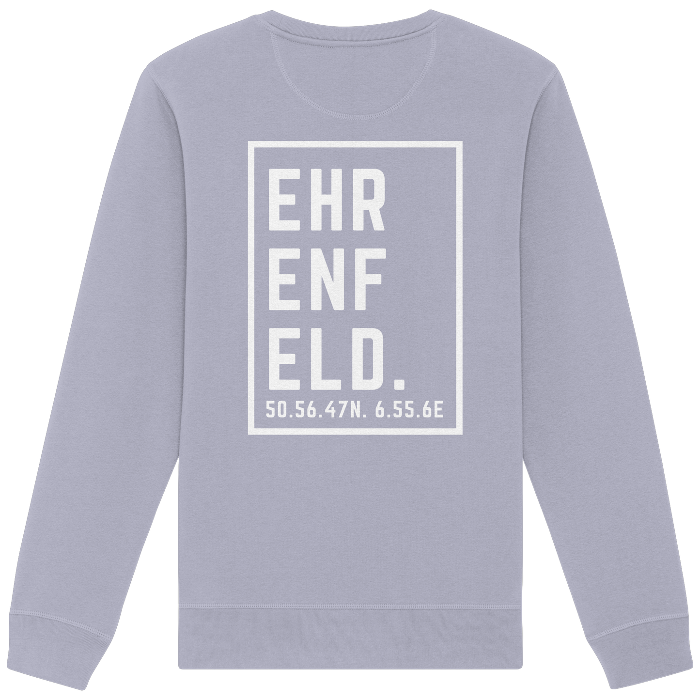 Ehrenfeld Koordinaten (großer Druck auf dem Rücken) - Organic Basic Unisex Sweatshirt