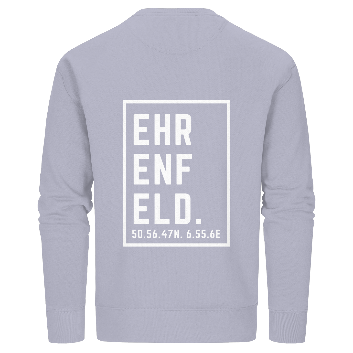 Ehrenfeld Koordinaten (großer Druck auf dem Rücken) - Organic Basic Unisex Sweatshirt