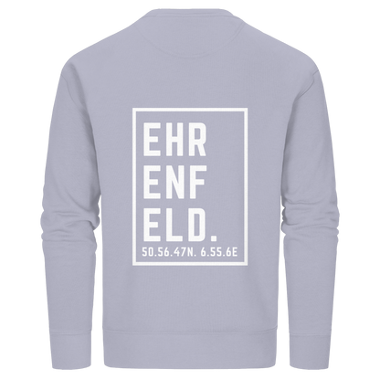 Ehrenfeld Koordinaten (großer Druck auf dem Rücken) - Organic Basic Unisex Sweatshirt