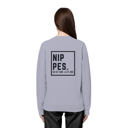 Nippes Koordinaten (großer Druck auf dem Rücken) - Organic Basic Unisex Sweatshirt
