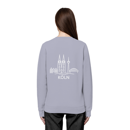 Köln Skyline (großer Druck auf dem Rücken) - Organic Basic Unisex Sweatshirt