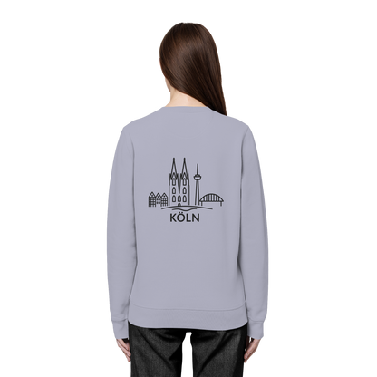 Köln Skyline (großer Druck auf dem Rücken) - Organic Basic Unisex Sweatshirt