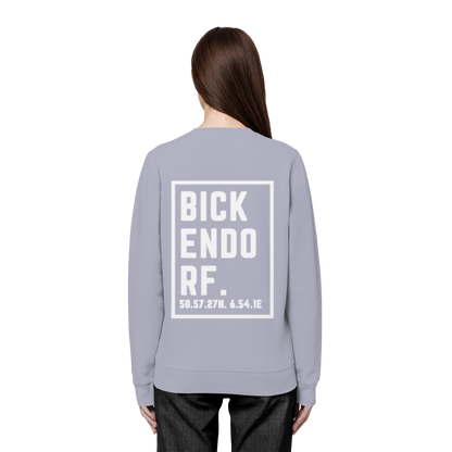 Bickendorf Koordinaten (großer Druck auf dem Rücken) - Organic Basic Unisex Sweatshirt