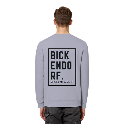 Bickendorf Koordinaten (großer Druck auf dem Rücken) - Organic Basic Unisex Sweatshirt