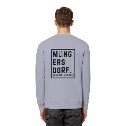Müngersdorf Koordinaten (großer Druck auf dem Rücken) - Organic Basic Unisex Sweatshirt
