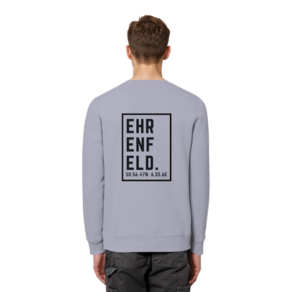 Ehrenfeld Koordinaten (großer Druck auf dem Rücken) - Organic Basic Unisex Sweatshirt
