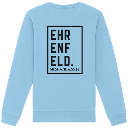 Ehrenfeld Koordinaten (großer Druck auf dem Rücken) - Organic Basic Unisex Sweatshirt