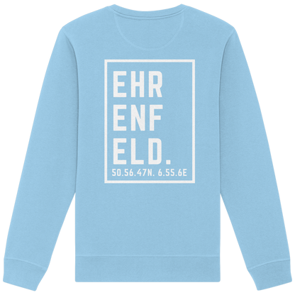 Ehrenfeld Koordinaten (großer Druck auf dem Rücken) - Organic Basic Unisex Sweatshirt