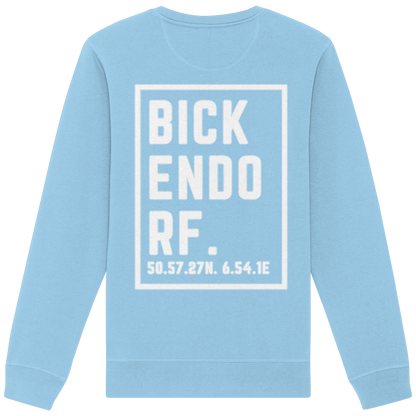 Bickendorf Koordinaten (großer Druck auf dem Rücken) - Organic Basic Unisex Sweatshirt