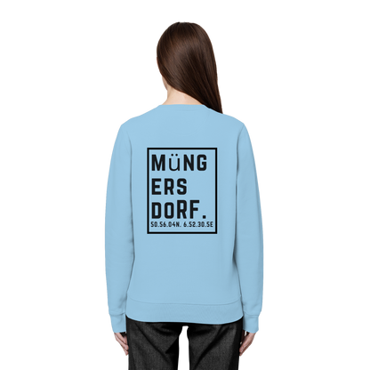 Müngersdorf Koordinaten (großer Druck auf dem Rücken) - Organic Basic Unisex Sweatshirt