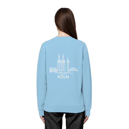 Köln Skyline (großer Druck auf dem Rücken) - Organic Basic Unisex Sweatshirt