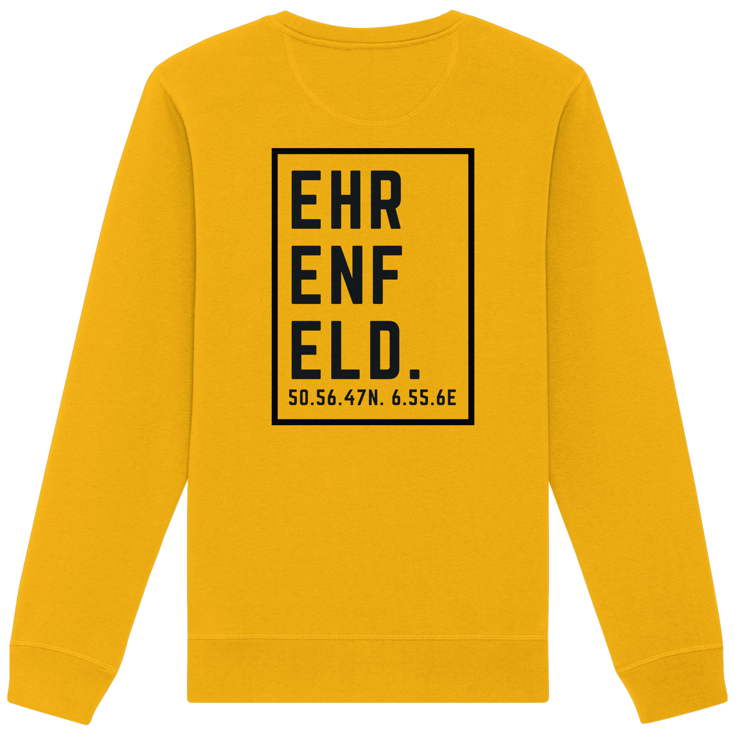 Ehrenfeld Koordinaten (großer Druck auf dem Rücken) - Organic Basic Unisex Sweatshirt