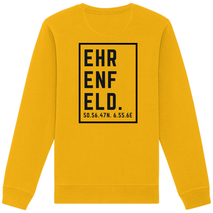 Ehrenfeld Koordinaten (großer Druck auf dem Rücken) - Organic Basic Unisex Sweatshirt