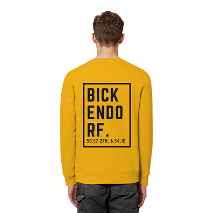 Bickendorf Koordinaten (großer Druck auf dem Rücken) - Organic Basic Unisex Sweatshirt